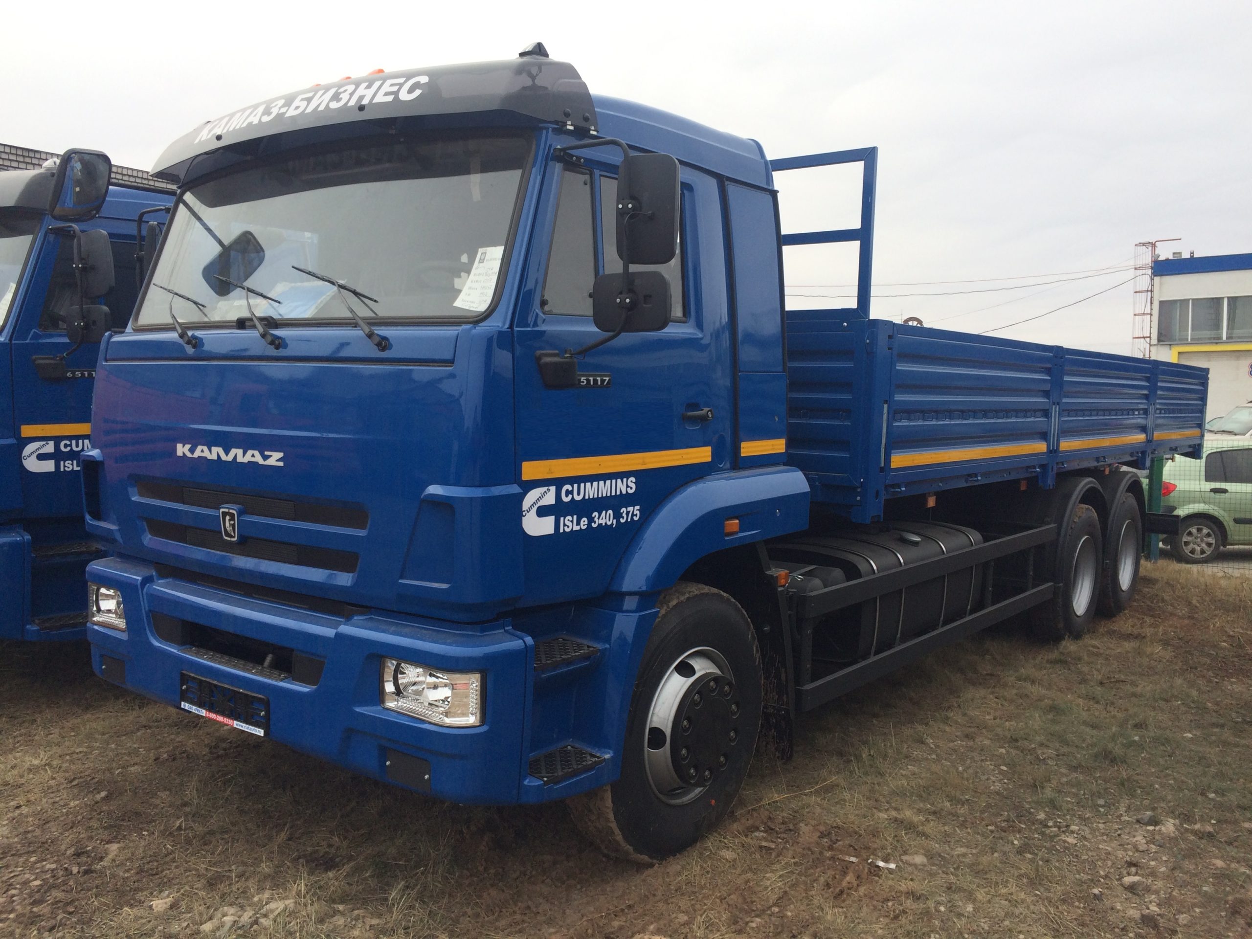 Камаз 65117 промтоварный фургон